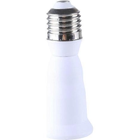 Rallonge de douille E27 vers E27 de 100 mm, longueur totale : 10 cm, adaptateur pour culot d'ampoule (1/5)