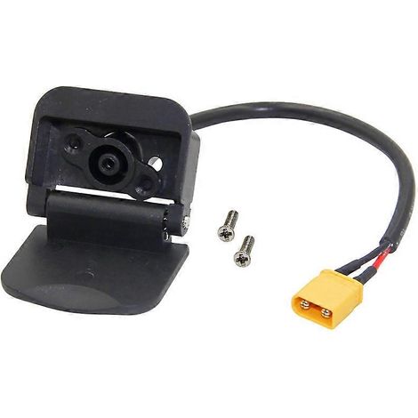 Port de chargement pour trottinette électrique Kukirin G2 Maxadaptateur secteuraccessoires de modification pour trottinette électriquenoir (1/4)