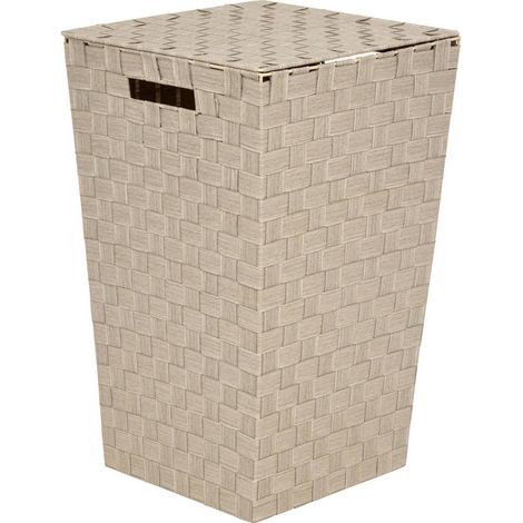 Cesto portabiancheria lise 50l beige - 5five