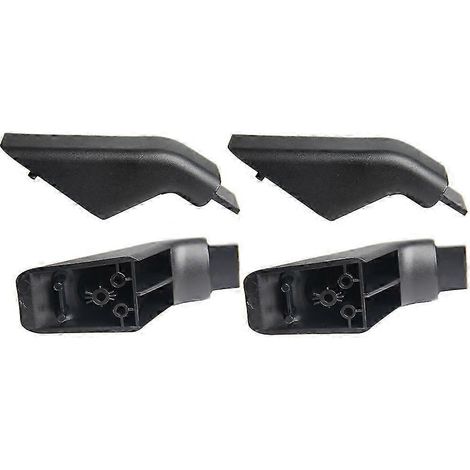 kits de remplacement pour poignées de four, embouts de poignées noirs, compatibles avec les kits de remplacement universels pour plaques de cuisson murales WB7X7183 et WB07K10043 (FDQ). (1/5)