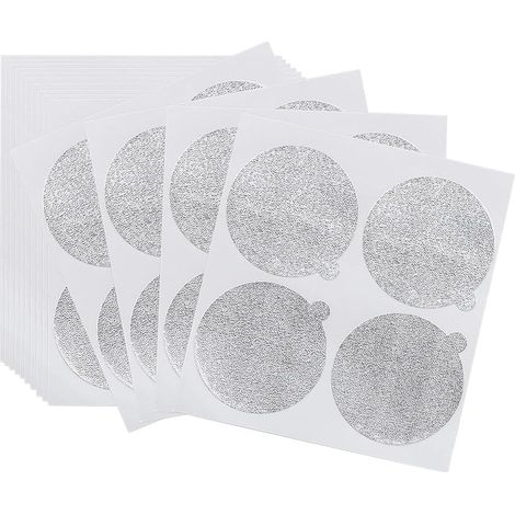 160 Pièces Couvercles en Papier Aluminium Autocollants 37mm pour Capsules d’espresso, Couvercles Opercules en Papier Aluminium Compatible avec Nespresso Café Capsule Réutilisables Dosettes à Café