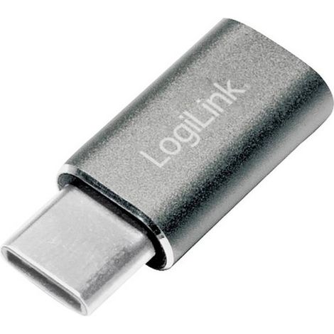 LogiLink  USB 2.0 Adattatore [1x spina USB-C® - 1x Presa Micro B USB 2.0] AU0041