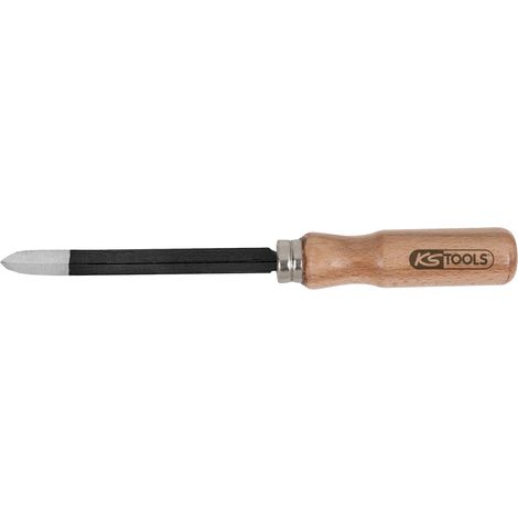 KS Tools Feinmechanik-Dreikant-Vollschaber, 160mm - 150.3257 (1/3)