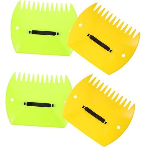 2paires Râteau pour Pelouse et Jardin Pince à Manuelle Outil de Nettoyage de Cour Ramassage de Déchets Verts Râteau à Main Plastique (1/5)