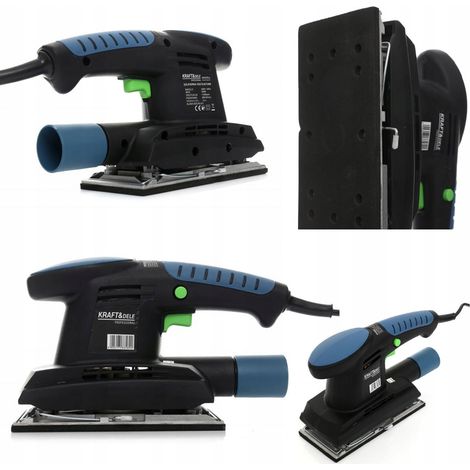 Levigatrice orbitale Kraft&Dele da 450 W e 230 V per gesso, legno e metallo. (1/5)