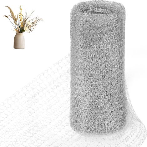 Grillage Anti Rongeur, 6Mx12.7CM Maille en Acier Inoxydable Filet de Treillis Métallique Contre Escargot Oiseaux Anti-Limaces Insectes Bloqueur pour Protection du Jardin (1/5)