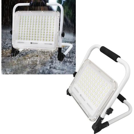 200-W-LED-Lampe, wiederaufladbar, tragbar, Notbeleuchtung für den Außenbereich, tragbarer Flutlichtstrahler für Marktstände, hohe Helligkeit (1/5)