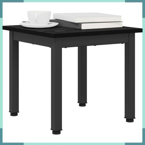 Table basse - 892536 - Chêne noir - Bois d'ingénierie - 40 x 40 x 36 cm (1/5)