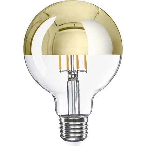 Ampoule LED E27 Demi Sphère Or 7W modèle 9.5cm (1/4)