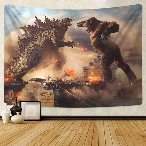 Godzilla-Wandteppich, Godzilla vs. the Monsters-Poster, King Kong – Partyartikel zum Thema Godzilla (1/5)