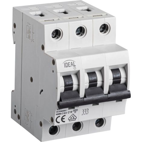Disyuntor ideal KMB6 3P C16 (1/2)