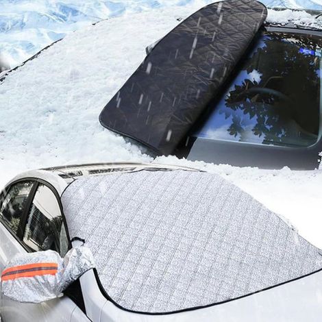 Windschutzscheibenabdeckung – 4-lagig – Eis-/Schneeschutz – Schnelle Montage – 2-teilig (1/5)