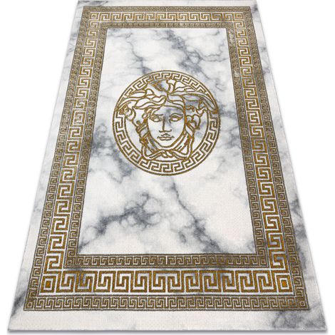 Alfombra de lana KASHQAI 4327 300 Patchwork burdeos red 200x300 cm (1/5)