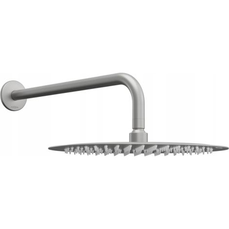 Mexen Slim pomme de douche 30 cm avec bras de douche, graphite - 79230211-66 (1/3)