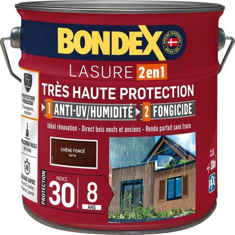 Bondex Lasur 8 años Roble Oscuro Satinado 2,5L