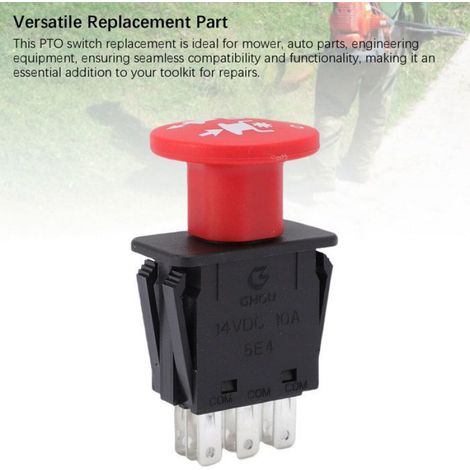 Remplacement du commutateur de prise de force Interrupteur de prise de force de remplacement pour tondeuse jardin cisaille (1/4)