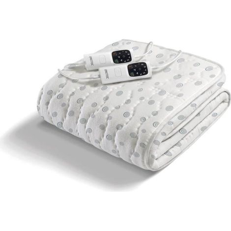 Surmatelas Chauffant - Imetec - 2 Places Adapto, 150x160 cm - 6 Températures Chauffage Rapide - 100% Coton - Température Constante (1/6)