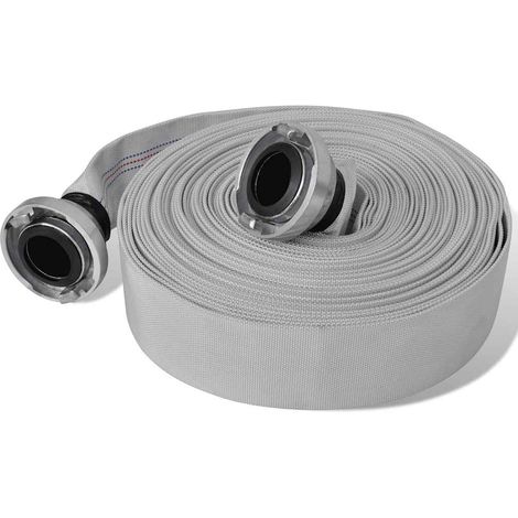 141107 vidaXL Fire Hose Flat Hose 30 m with C-Storz Couplings 2 Inch (1/4)