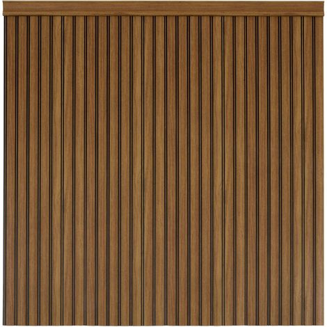 Set di 4 pannelli per zoccolo beny rettangolari 24x100 cm marroni - Atmosphera créateur d'intérieur (1/5)