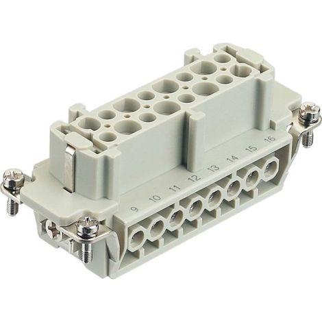 Buchseneinsatz E 16P Schraubanschl. 1-16 HARTING 09330162701 (1/2)