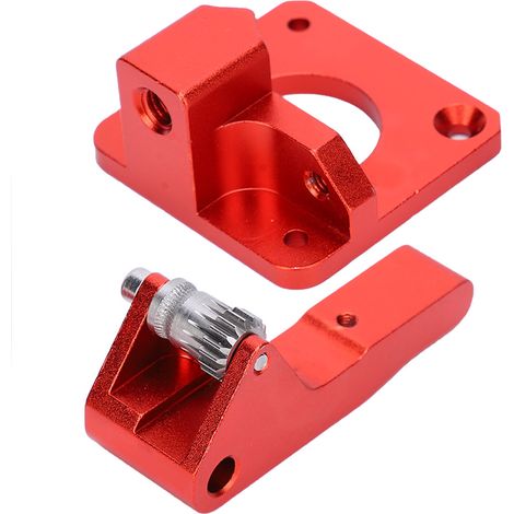 Kit d'extrudeuse CR-10S avec rail coulissant double, filament rouge 1.75mm pour imprimante 3D (1/5)