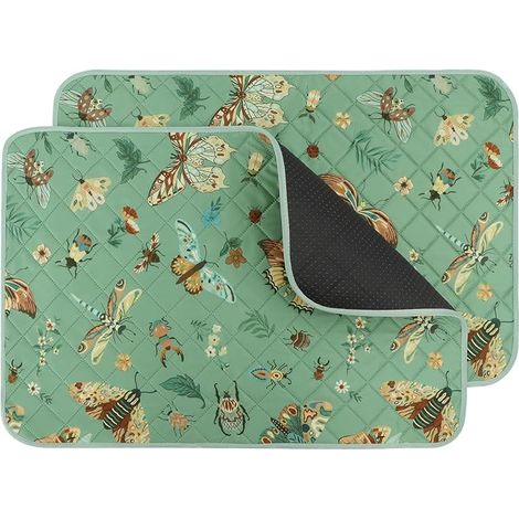 EU014 Washable Dog Mats, Puppy Pads, Mattress Protector for Cats and Dogs (1/4)