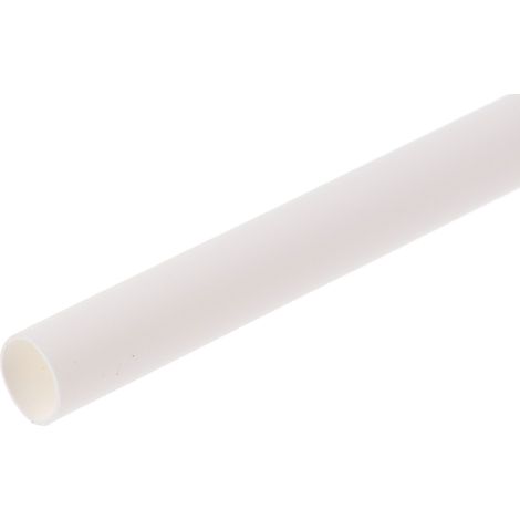 Gaine thermorétractable RS PRO, Dia. 3.2mm Blanc rétreint 2:1, 1.2m ( Prix pour Paquet de 5 )