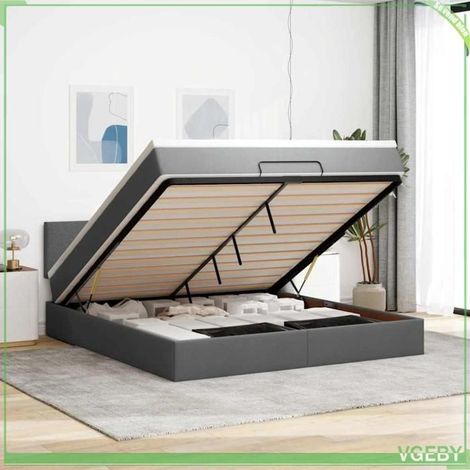 Lit ottoman avec matelas et LED - FAF7291712433450 - 180x200 cm - Rangement hydraulique - Matelas ressorts ensachés (1/5)