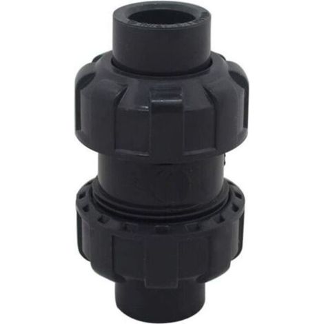 Kaelt - Clapet anti-retour PVC 40mm –Prévention refoulement pour piscine –Adapté systèmes plomberie –Diamètre intérieur 40mm (1/5)
