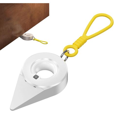 Butoir de porte portable avec boucle antidérapante et alarme forte cale de (1/5)