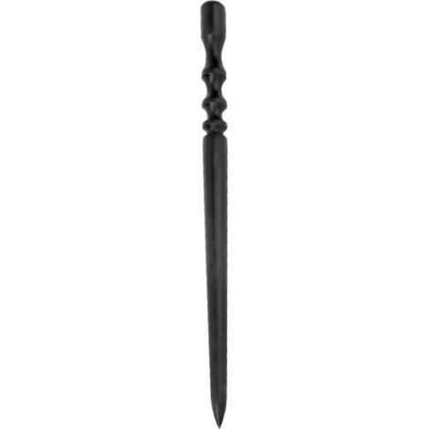 Lot de polissoirs à cuir en bois noir (tête ronde fine) pour finition et lissage des bords (1/5)