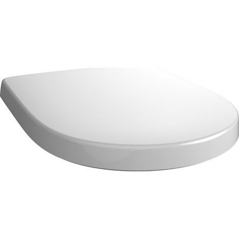 O.novo, Abattants de toilette, à charnières QuickRelease et SoftClosing, charnières en acier inoxydable, En Duroplast, NF Blanc