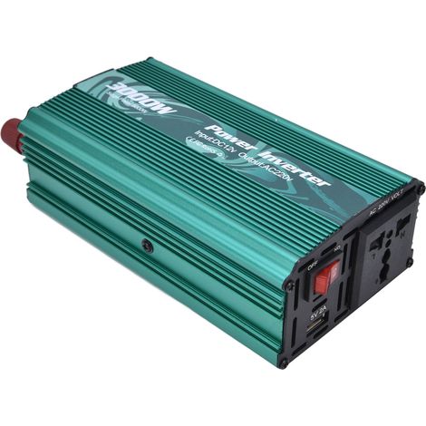 Convertisseur de puissance intelligent à onde sinusoïdale modifiée 3000 W, compatible avec les onduleurs, pour réfrigérateur et plaque à induction (DC12V vers AC220V). (1/5)