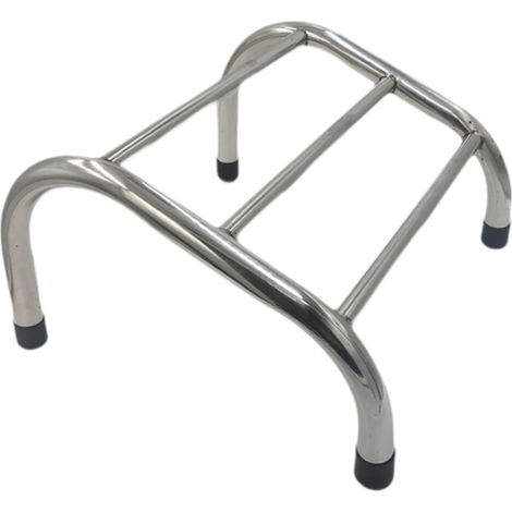 Reposapiés de acero inoxidable para barberos, silla de peluquería, para peluquería, reposapiés, accesorio de spa, pedal