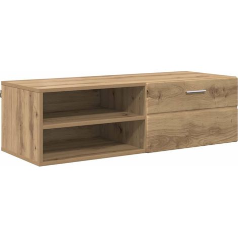 Meuble TV,Banc TV,Armoire TV chêne artisanal 100.5 x 39 x 30 cm Bois d'ingénierie CFW415942 (1/5)