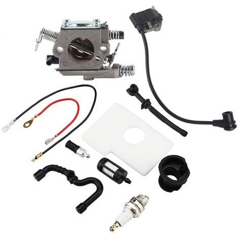 Carburateur bobine d'allumage Carb Set pour Stihl Walbro 017 018 MS170 MS180 tronçonneuse (1/5)