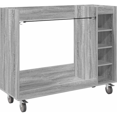 Maison Exclusive - Armadio per Golf con ruota Grigio Sonoma 120 x 45 x 98 cm