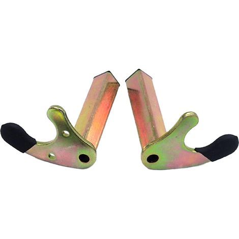 2 Pcs Adaptateurs de Béquille Moto pour Roue Arrière, Supports en V pour Béquille Moto Universelle (Tube carré en forme de U) (1/5)