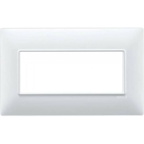 Placca 5M bs bianco Vimar Plana 14649.01