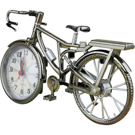 Fahrradförmiger Wecker für Zuhause, Schlafzimmer, Schreibtisch – Dekoration, Bastelbedarf, geräuschlos