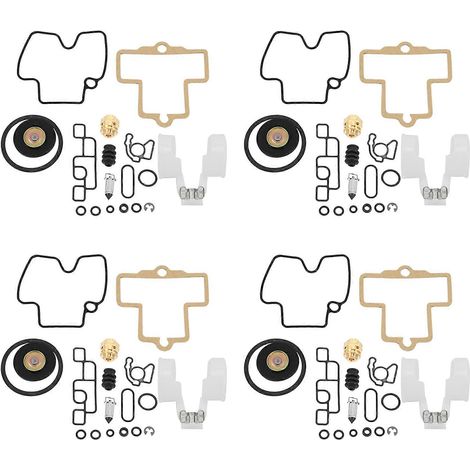 Kit de réparation pour 4 carburateurs Keihin FCR à corps incliné 28, 32, 33, 35, 37, 39 et 41 (accessoires pour motos à carburateur FCR). (1/5)
