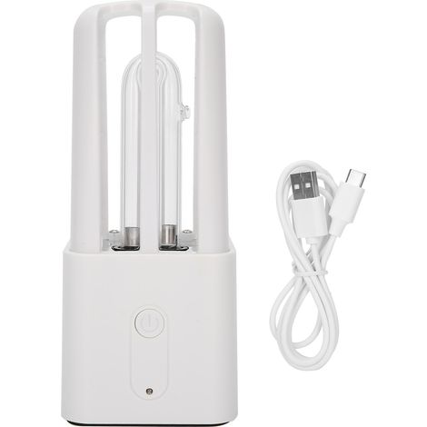 Lampe UV portable rechargeable USB, désinfection pour voiture et maison, lumière UVC efficace (1/5)