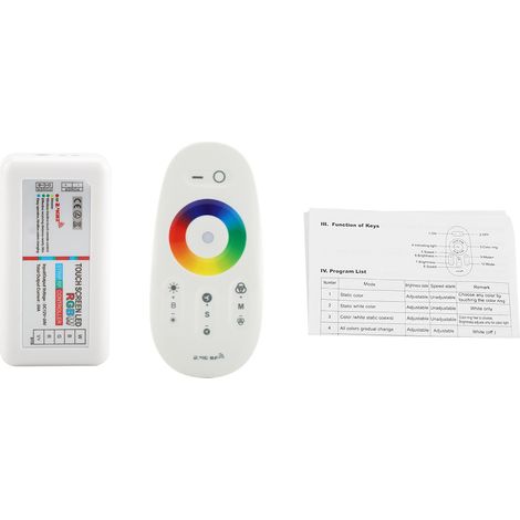 Mini télécommande 2,4 GHz pour rubans LED RGBW (1/4)