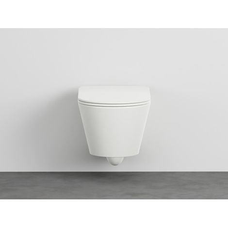Wc mare sospeso rimless bianco lucido cm 54 x 37 x 28 h venduto senza coprivaso