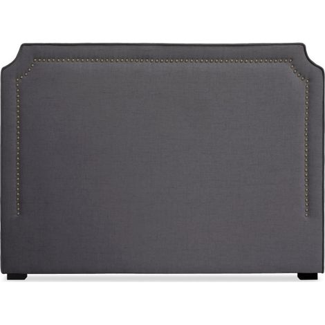 Tête de Lit Design en Tissu "Selena" 160cm Gris (1/3)
