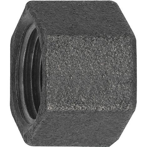 Riegler Kappe 300, Rp 2 i. Temperguss schwarz (1/2)