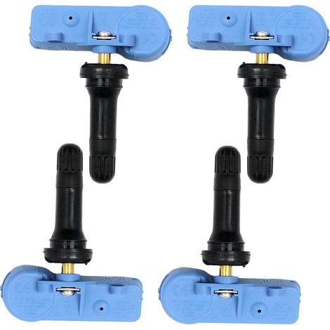 Lot de 4 capteurs de pression TPMS pour Corsa E Meriva B Mokka X Adam Capteur de pression des pneus Capteur de pression des pneus Système de contrôle de la pression des pneus 13581561 1010044 1010050 (1/5)