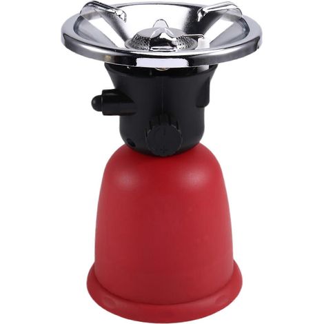 Verstellbarer Propangaskocher mit 190-g-Tank, ideal für Camping, Angeln, Wandern und Picknicks. Verstellbarer Propangasbrenner. (1/5)