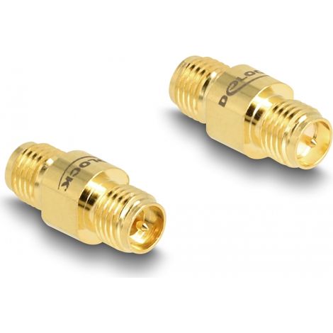 Delock Adaptador RP-SMA hembra a RP-SMA hembra C6801