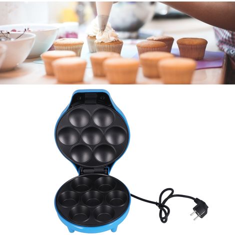 Appareil multifonction 1200 W pour le petit-déjeuner, appareil à beignets 7 trous, appareil à gâteaux double face, norme européenne 220-240 V (1/5)